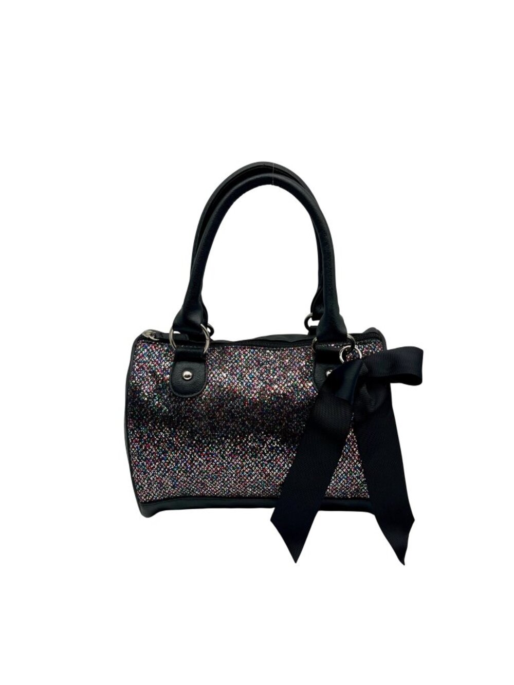 Candies Multicolor Glitter Mini Satchel Bag